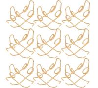 Mobestech 20pcs Brass Instrument Parts Trumpet Water Key Spit Valve Spring 25.2mm Golden High Grade Metal Easy to Disassemble Easy to Replace for Tenor and French Horn Repair
