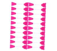 Mobestech 20pcs Dual-ended Bear Shape Silicone Facial Mask Brush for Sensitive Skin Multi-function Pore Brush for Face Cleansing Mask Application and Gentle Massage Quick-dry Spa Tools