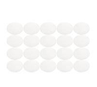 Mobestech 20pcs Heat-Resistant Round Glass Lens Cover for Mr16 Gu10 Halogen Bulbs, Dust Protection Spotlight Lamp Shade Suitable for Outdoor and Commercial Shop Windows