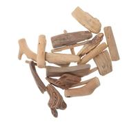 Mobestech 20pcs Natural Driftwood Blocks for Aquarium and Home Decor Smooth Polished Crafting Sticks Rustic Driftwood Logs for Fish Tank Decoration and DIY Projects
