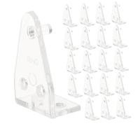 Mobestech 20Pcs Plastic Blinds Positioning Hooks for Window Blinds Locator Clips Compatible with Roman Roller and Vertical Shutters Easy Install Curtain Accessories for Home