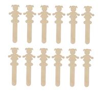Mobestech 20pcs Unfinished Wood Slices Natural Wood Pieces DIY Craft Boards for Educational Painting and Graffiti Activities Creative Art Supplies