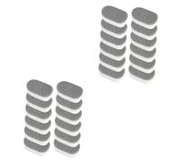 Mobestech 24pcs Double Sided Cleaning Sponge Pad Dishwashing Sponge for Kitchen Bathroom Strong Decontamination Absorption Grey