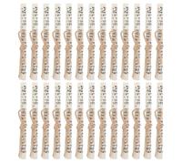 Mobestech 25pcs Kosher Mezuzah Paper Scrolls with Hebrew Door Blessing for Jewish Home Entry, Biblical Mezuzah Decoration Suitable for Family Gathering and Holiday Celebration