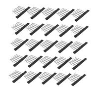 Mobestech 25pcs Teeth Wig Clips Combs for Wig Caps Secure Fixing Hair Accessories DIY and Repair Easy to Sew Steel Claws for Professional and Personal Use