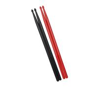 Mobestech 2pairs Nylon Tip Drum Sticks Drumsticks Percussion Instrument Accessories for Drummers Black Nylon