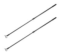 Mobestech 2pcs Adjustable Telescopic Curtain Rods Aluminum Alloy Extension Poles for Blinds Space Saving Design for Smooth Operation and Easy