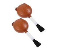 Mobestech 2pcs Air Blower Brush for Computer Lens Cleaning Electric Duster Air Con Cleaner Long Handled Dust