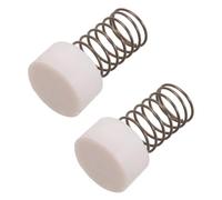 Mobestech 2pcs Air Compressor Valve Core Spring Plug for Piston Compressor Pump One-Way Check Valve Core with Backflow Prevention Fit for Air Pump Repair and Maintenance