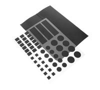 Mobestech 2pcs Black LED Light Blocking Stickers Paper Covers for Indicator Lights Easy Installation Suitable for Office Equipment and Electronics