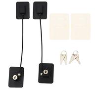 Mobestech 2pcs Boy Girl Door Lock Safety Lock for Fridge Window Latch Catch for Home Use and Boy Girl Protection