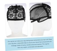 Mobestech 2pcs Breathable Wig Caps Mesh Net Head Cover for Women Elastic Stretchable Hair Net for Secure Wig Wearing Comfortable for Various Head