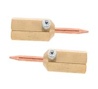 Mobestech 2pcs Car Panel Restoration Hammer Welding Tips for Precise Auto Body Repair Damage Operation Versatile Compatibility for Vehicle Maintenance and Dent Restoration