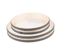 Mobestech 2pcs Children Hand Drums Wave Beads Ocean Drum Percussion Musical Instruments for Kids Educational with 8 and 10 Inch Sizes Suitable for Boys and Girls