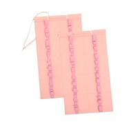 Mobestech 2pcs Collapsible Felt Drumstick Storage Bag Martial Arts Equipment Organizer Karate Belt Display Wall Holder for Studio Dojo Sports Events