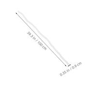 Mobestech 2pcs Flexible Doll Armature Plastic Skeleton Frame with Ball Socket Joints for DIY Stuffed Animal Kit Silent Realistic Motion Body Model for Snake Plush Bear Craft