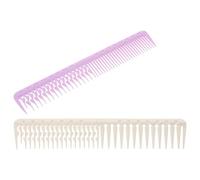 Mobestech 2pcs Hair Comb No Handle Styling Comb for Wet Dry Hair Detangling Barber Shop Salon Hotel Care Tools for Women