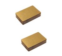 Mobestech 2pcs Khaki Metallic Gold Foil Playing Cards with Skull Pattern, Paper Material, Excellent Hand Feeling and Good Toughness, Creative Luxury Design for Wedding and Banquet Use