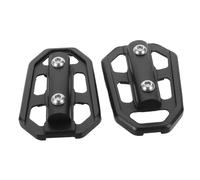 Mobestech 2pcs Motorcycle Pedal Bicycle Flat Pedals Motorcycle Rear Foot Dirt Bike Foot Pegs Universal Bike Footpegs Footrest Dirt Passenger Pegs Black Aluminum Alloy