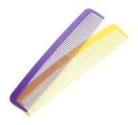 Mobestech 2pcs Oversized Giant Clown Comb Comedy Stage Prop for Carnival Party Costume Accessories in Vibrant Pink and Yellow Exaggerated Funny Hairbrush for Festive Performances