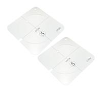 Mobestech 2pcs Quilting Template Stencils for Machine Quilting and Patchwork Multipurpose Fabric Rulers for DIY Sewing for Precise Measuring and Craft Decoration