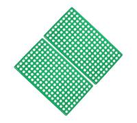 Mobestech 2pcs Rabbit Cage Floor Mats Plastic Bottom Board round Holes 30x50cm for Indoor Small Animal Bedding Pet Cage Accessories