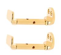 Mobestech 2Pcs Replacement Violin Chin Rest Screw Metal Violin Fitting Accessory Comfortable Support