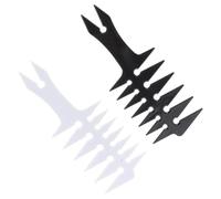 Mobestech 2pcs Retro Comb for Men Wide-tooth and Fine-tooth Dual-sided Hair Styling Comb for Barbershop Use and Home Hair Care Lightweight Material for Creating Smooth Back Hairstyles and Random Color