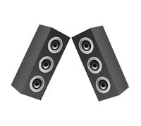 Mobestech 2pcs Retro Disco Music Theme Candy Box Eye Catching Paper Speaker Shaped Boxes for Birthday Parties Hip Hop Table Decorations and Celebration Favors