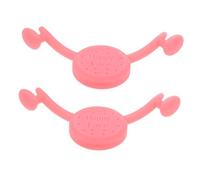 Mobestech 2pcs Smile Corrector Pink Exerciser Face Firming Massager for Women Smile Trainer Device Lips Shaper