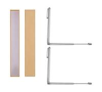 Mobestech 2pcs Stainless Steel Dowsing Rod with Adjustable Telescopic Extension, Corrosion Resistant and Minimal Shaking for Spiritual Dowsing and Ghost Detection Tasks