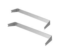 Mobestech 2pcs Stainless Steel Pottery Trimming Tools Multi-Purpose Clay Modeling for Precise Foot Rim Cutting Accessories for Pottery Artists
