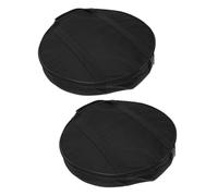 Mobestech 2pcs Thickened Portable Gong Bag Oxford Fabric Cymbal Holder with Strap and Carry Handle Music Instrument Storage Case for Musicians the Go