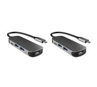 Mobestech 2pcs Type-c Usb Hub Expansion Card Reader Converter for Computer Accessories