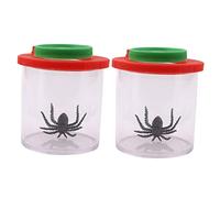 Mobestech 2pcs Viewer Critter Cage Magnifying Box for Bug Kit Outdoor Teaching Observation Box Bug Catcher Kit for Boys and Girls