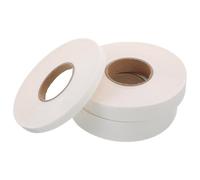 Mobestech 3 Rolls Heat Melt Fusible Web Iron-on Double Sided Adhesive Tape for Fabrics, Sewing Bonding Web with 1cm, 2cm, 3cm Widths and 50m Length Each, Suitable for DIY Crafting and Fabric