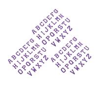 Mobestech 3 Sets Small Felt Letters Purple Alphabet Patches A-z Soft Embroidered Applique for Clothing Jackets Hats Bags Jeans Backpack Educational Craft