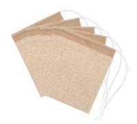 Mobestech 300pcs Disposable Tea Making Bags Light Brown Coffee Filter Packaging for Loose Tea Herbs Spices DIY Herbal Medicine Heat Resistant No Leaf Escape