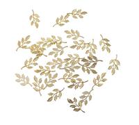 Mobestech 30pcs Alloy Leaf DIY Corsage Decor for Handmade Jewelry Crafting Retro Metal Foliage Charms for Hair Accessories Shirts Bags Headwear Embellishments Creative Craft Supplies for
