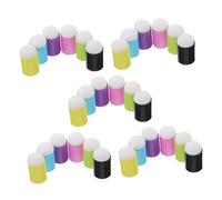 Mobestech 30pcs Finger Painting Sponge for DIY Crafting and Drawing Non-slip Grip Texture Painting Tools for S Art Skill Development Easy Smearing and Coloring Equipment