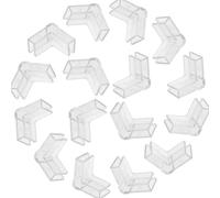 Mobestech 30pcs Fish Tank Corner Guards for 5mm Glass Wall, Aquarium Glass Edge Protectors Anti-skid Corner Pads, Safety Covers for Aquarium and Furniture Protection