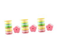 Mobestech 30pcs Nanometer Cleaning Sponge Dishcloth Kitchen Scrubber Pad for Dish Washing Five Finger Flower Design in Bulk