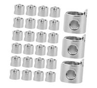 Mobestech 30pcs Needle Bar Thread Guide for Sewing Machine Metal Threader Ring Enhances Efficiency Precise Thread Alignment Reduces Tension and Snapping Suitable for Flat Sewing Machines