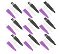 Mobestech 30pcs Tools Plastic Beads Pouring Brush Auxiliary Cleaning Applicator for DIY Diamond Art Craft Canvas White Black Purple