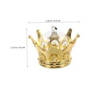 Mobestech 36pcs Crown Shaped Candy Boxes for Party Favors Gilded Wedding Chocolate Packaging Containers Elegant Birthday Treat Holders Multi-Occasion Candy Boxes for Party Decorations