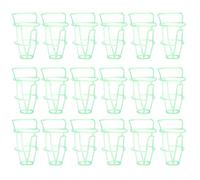 Mobestech 36pcs Infusion Net Cage Saline Bottle Net Supporting Infusion Bottles Practical in Use Plastic Green for Home Clinic