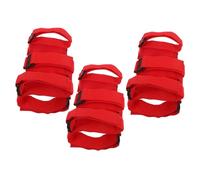 Mobestech 3pcs Adjustable Fire Extinguisher Fixing Bands with Strong Touch Fastener Mounting Straps for Car Suv and Commercial Vehicle Trunk Use Reliable Support and Secure Fit