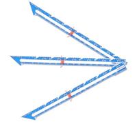 Mobestech 3Pcs Aluminum Sewing Gauge for Clothes Quilting and Button Seam Guide Ruler Tailor Measuring Tool with Clear Markings for Beginners and DIY Crafting