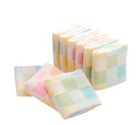 Mobestech 3pcs Baby Washcloth Cotton Face Towels for Sensitive Skin, Soft and Skin-Friendly Bath Washcloths, Highly Absorbent and Versatile, for Clean Floor and Dry Hair Random Color