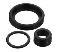 Mobestech 3pcs Black Rubber Seal Washers for Beer Keg and Beer Dispenser, Airtight Sealing Replacement Gaskets, Easy Maintenance Keg Tap Seal Rings for Repair and Home Gatherings